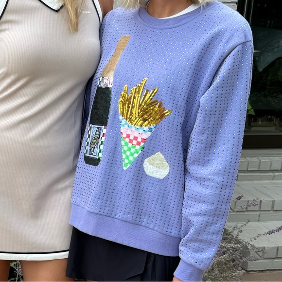 Queen of Sparkles Sweatshirt - worn once. - Picture 6 of 6